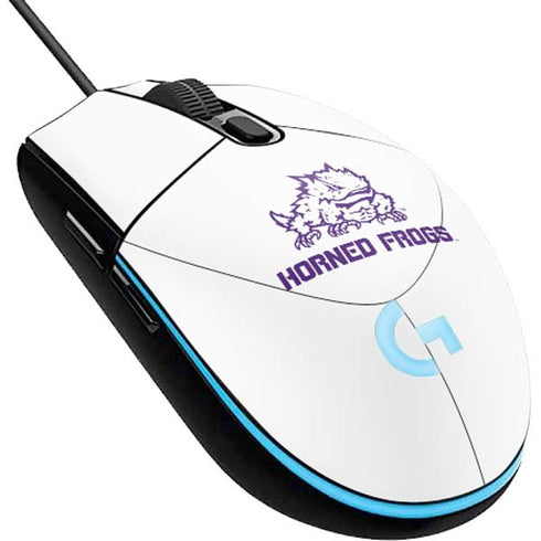 Texas Christian University Horned Frogs TCU G203 Prodigy RGB Wired Gaming Mouse Skin